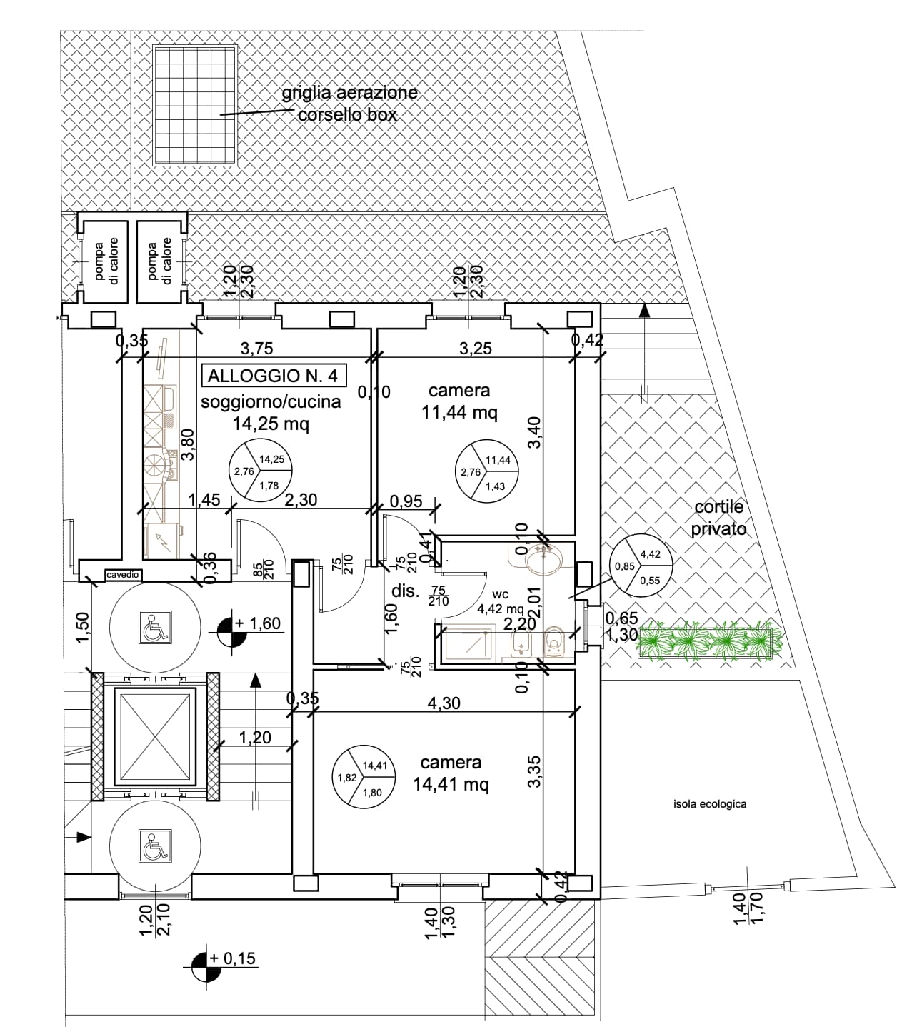 Planimetria Nuova Costruzione a Settimo Torinese | CASALAND Agenzia Immobiliare Torino