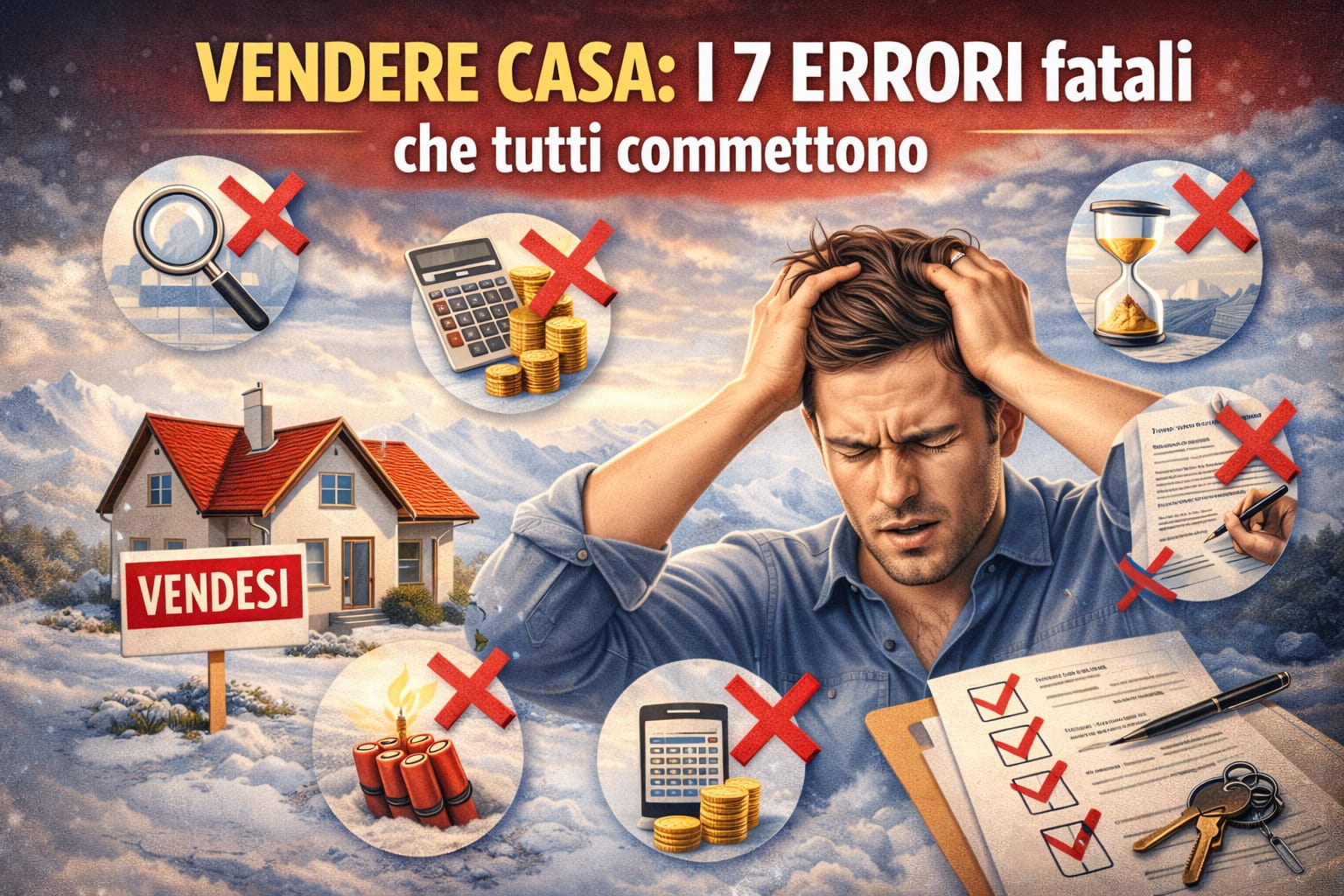 Vendere Casa: I 7 Errori fatali che tutti commettono
