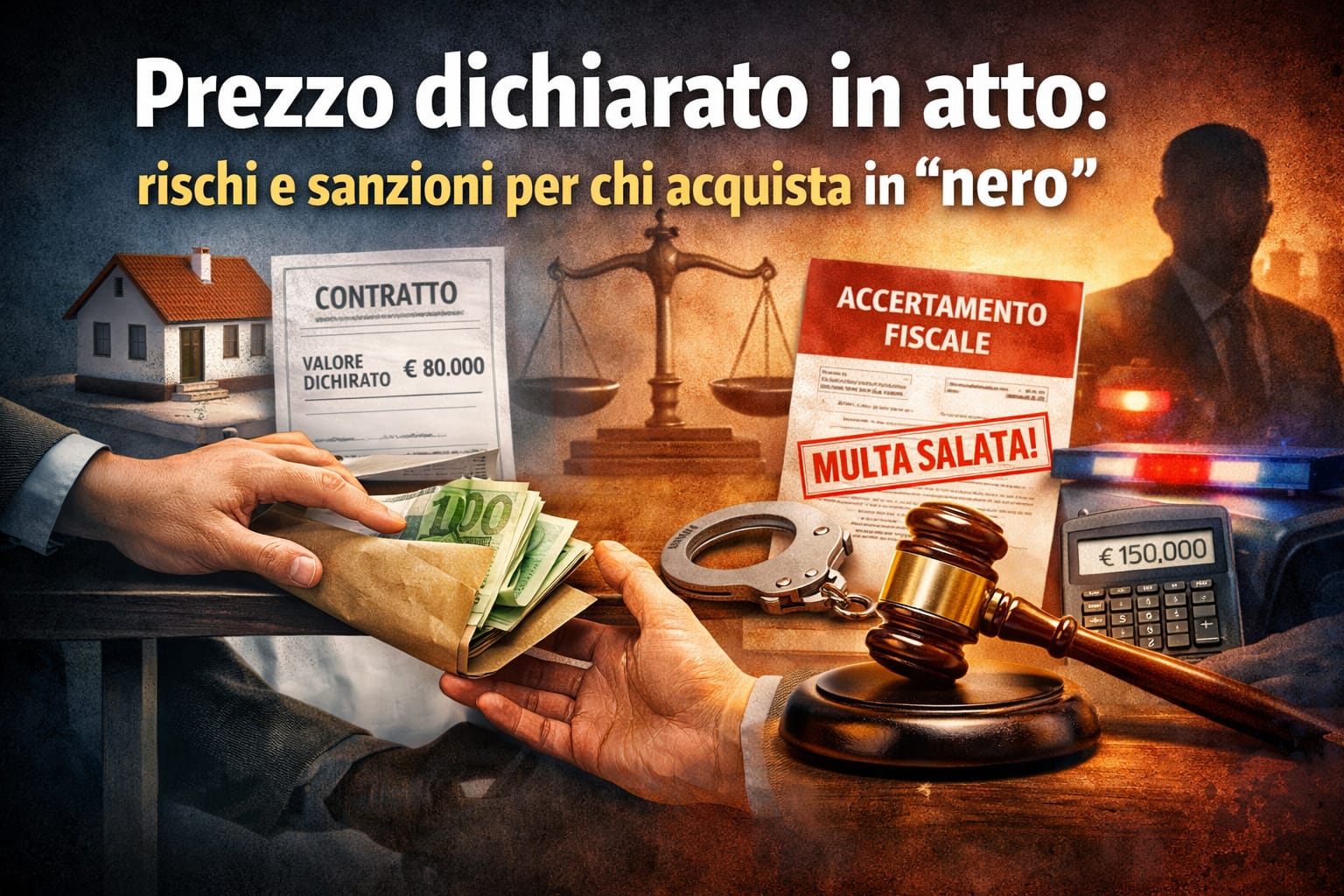 Prezzo dichiarato in atto | Sanzioni per chi acquista in nero