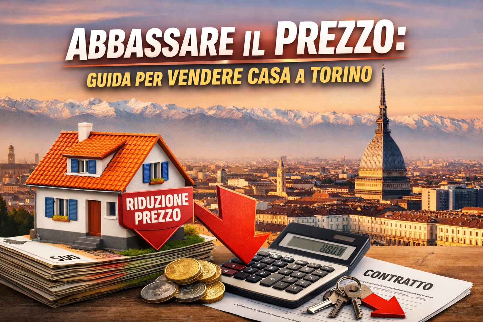 Abbassare il prezzo guida per vedenere casa a Torino
