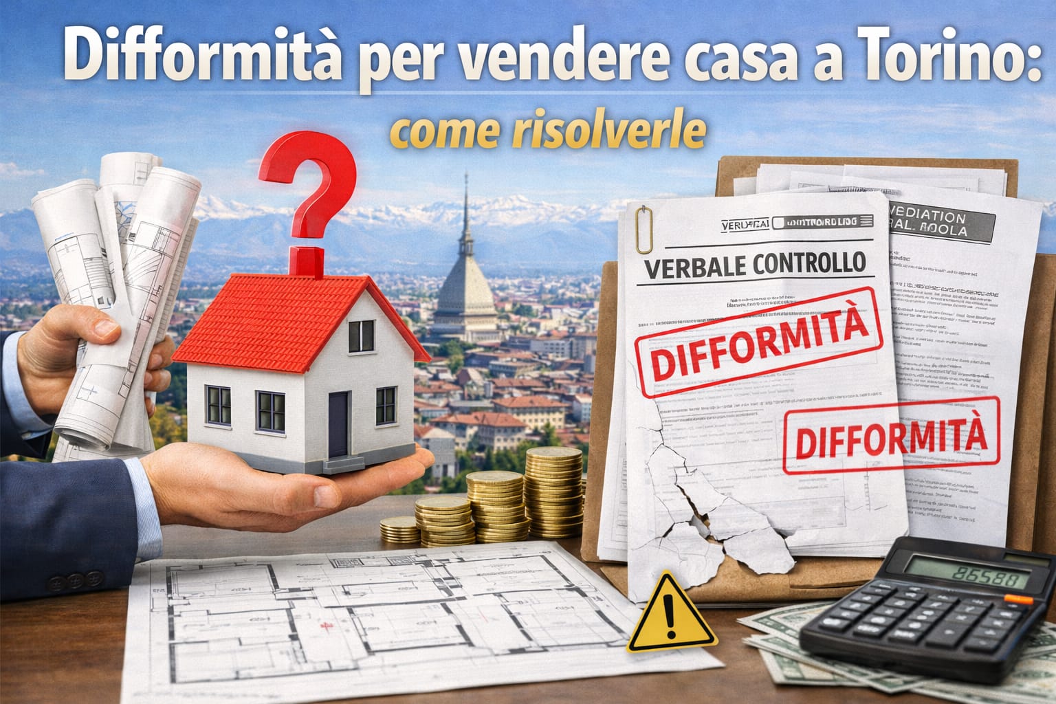 Difformità per vendere casa a Torino