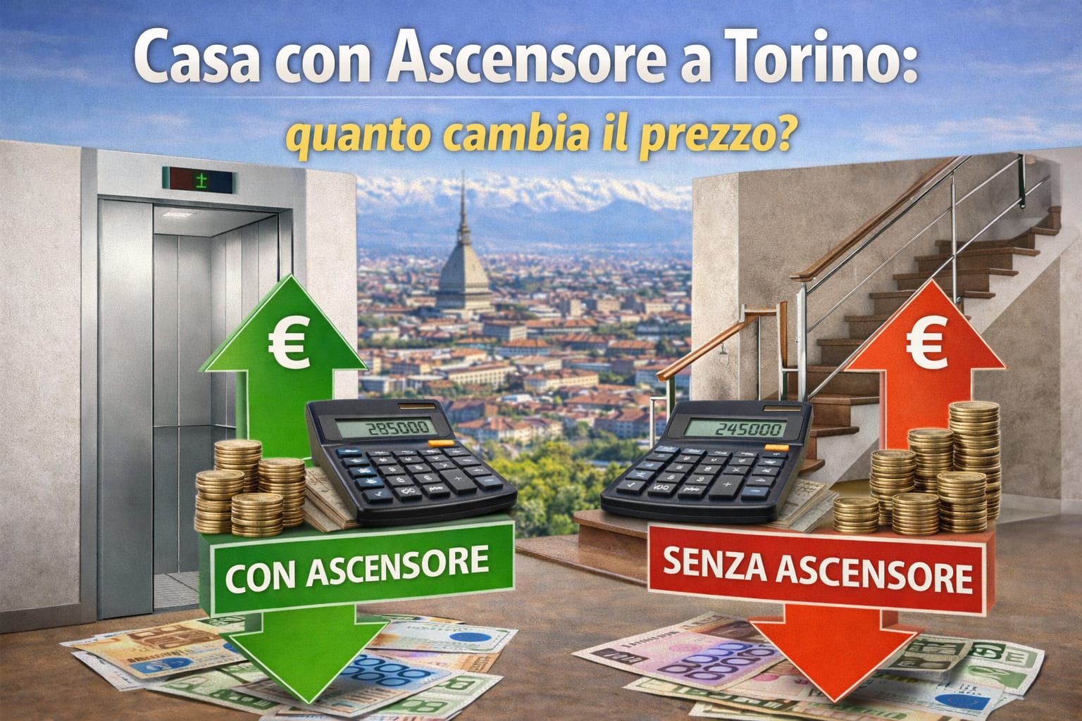 casa con scensore a Torino